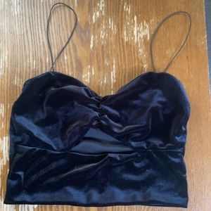 Velvet urban outfitters crop top